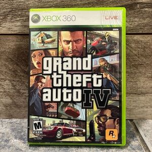 5 for $60 grand theft auto IV game x box 360